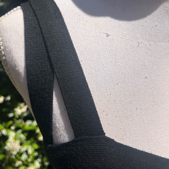 FOREVER 21 ANIMAL PRINT ZEBRA KNIT BODYCON DRESS M - Picture 9 of 11